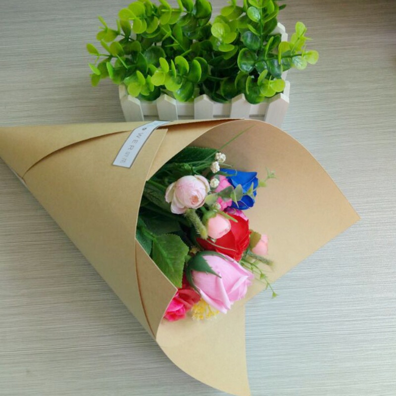 七夕情人节 教师节礼物 玫瑰花束礼品包装盒  花束包装袋定做印刷