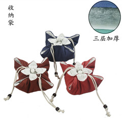 Thickened Tea Cup Storage Bag Jianzhan Cups Small Quick Cup Teapot Fabric Bag Portable Travel Fabric Bag with Logo