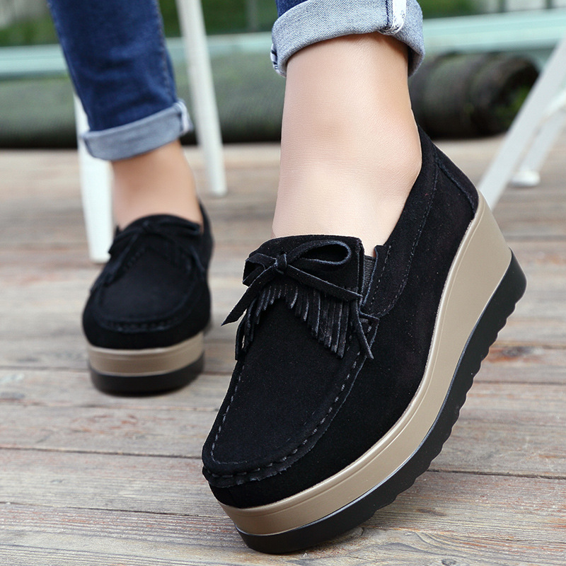 Spring and Summer Casual Shoes Non-Slip Wedges Platform Shoes Platform Shoes