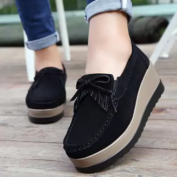 Spring and Summer Casual Shoes Non-Slip Wedges Platform Shoes Platform Shoes - ShopShipShake