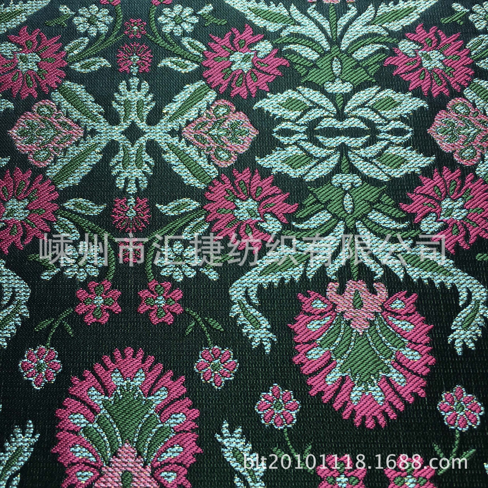 厂家供应提花金银丝,高精密色织提花面料用于鞋面外套裙子