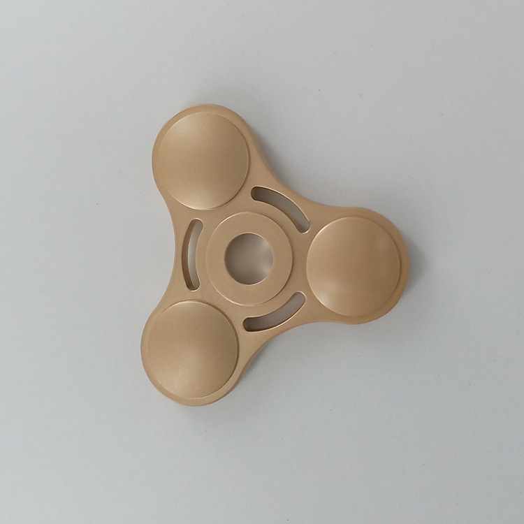 指尖陀螺电镀珍珠色五金电镀厂珍珠金电镀加工锌合金陀螺电镀浅金