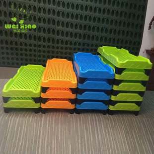 Wholesale Thickened Kindergarten Lunch Bed Lap Bed Baby's Small Bed Children's Nap Bed Environmentally Friendly Children's Plastic Bed