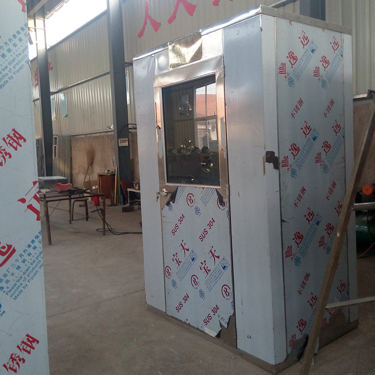 单人双吹手动门风淋室 无尘车间净化设备风淋室生产厂家诸城九龙