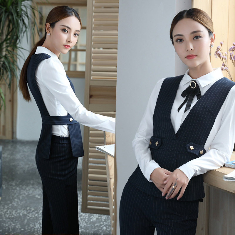 Gilet femme en Mélange de coton - Ref 3317123 Image 32