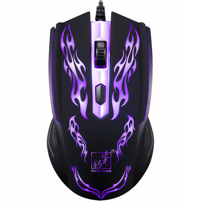 Cross border Specifically for Follow Spot Leopard 139USB luminescence game Photoelectricity Wired mouse Computer Accessories mouse Manufactor OEM