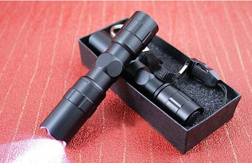 Factory direct sales mini flashlight LED children's flashlight aluminum alloy hand light household emergency portable outdoor lighting