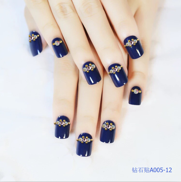 Diamond nail stickers, super shiny Japanese design, diamond stickers, self-adhesive nail drill, in stock, wholesale and customization detail image 14