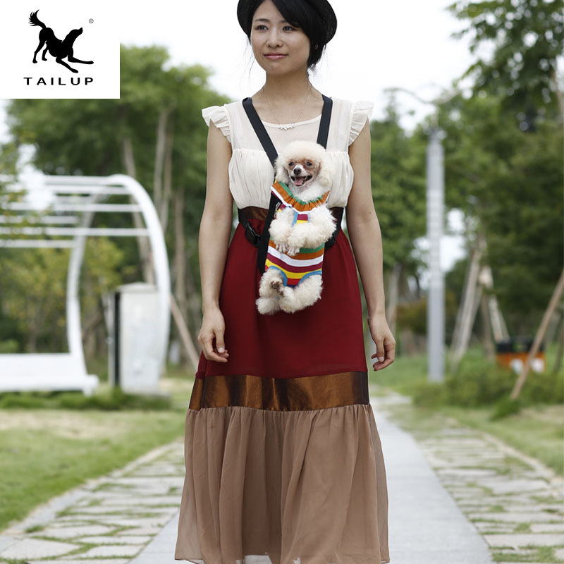 宠物狗狗外出旅行户外胸前包单双肩网布透气用品 跨境厂家直销