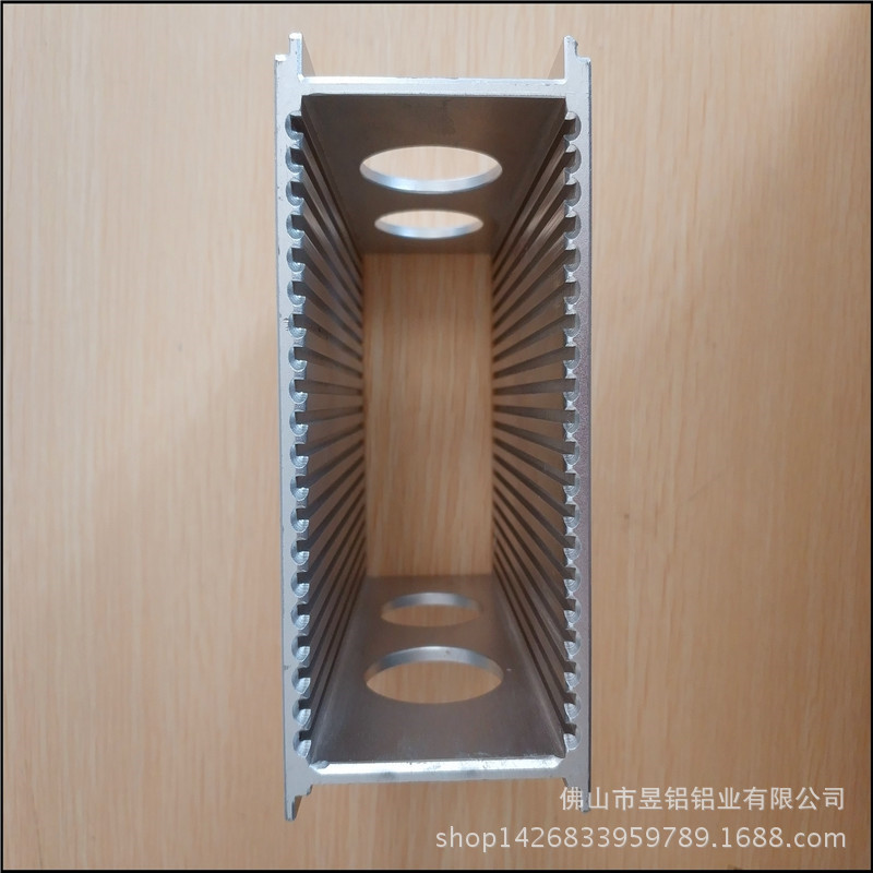 6063电源盒氧化银色铝合金 工业铝型材外壳CNC加工表面处理铝型材