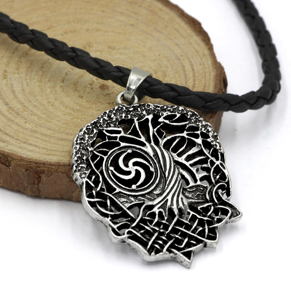 Viking Tree of Life necklace front