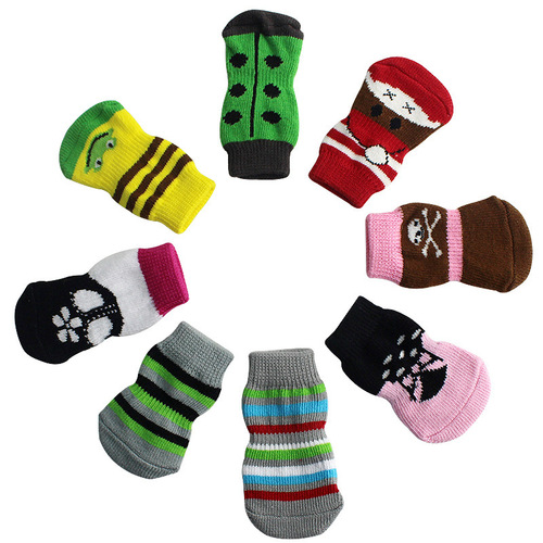 Pet socks for dogs, including socks for pet dogs, pet socks that match dog shoes, Teddy, Corgi, Bichon Frise, pet supplies 1