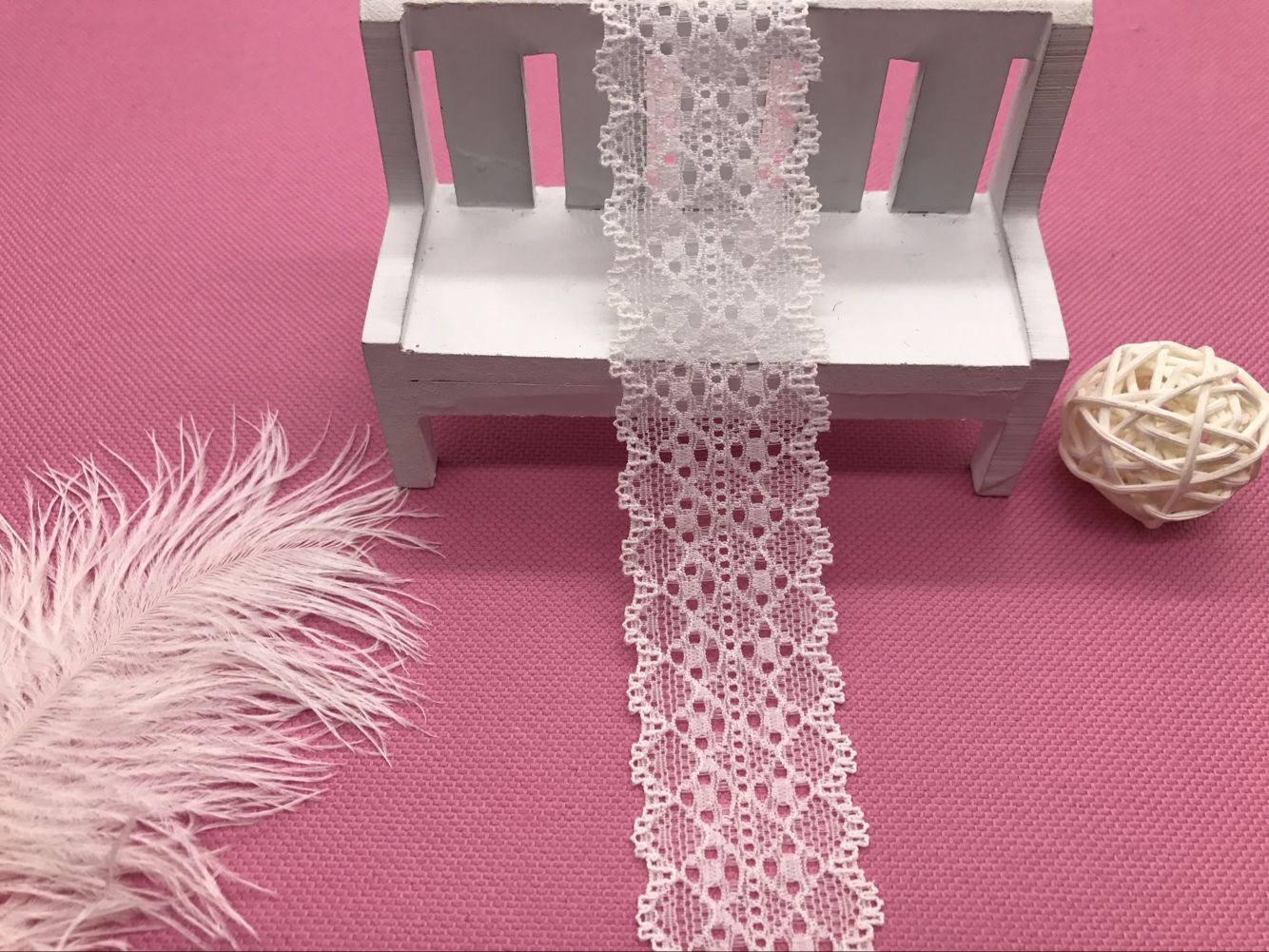 氨纶花边弹力花边厂家直销长期现货供应1024# 宽度3.3CM