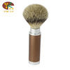 Handheld hair shaving brush for traveling, cosmetic metal makeup primer