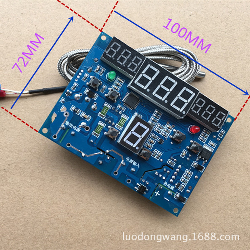 厂家直营智能数显温控器温度控制器 三窗口同步显示400带调速器