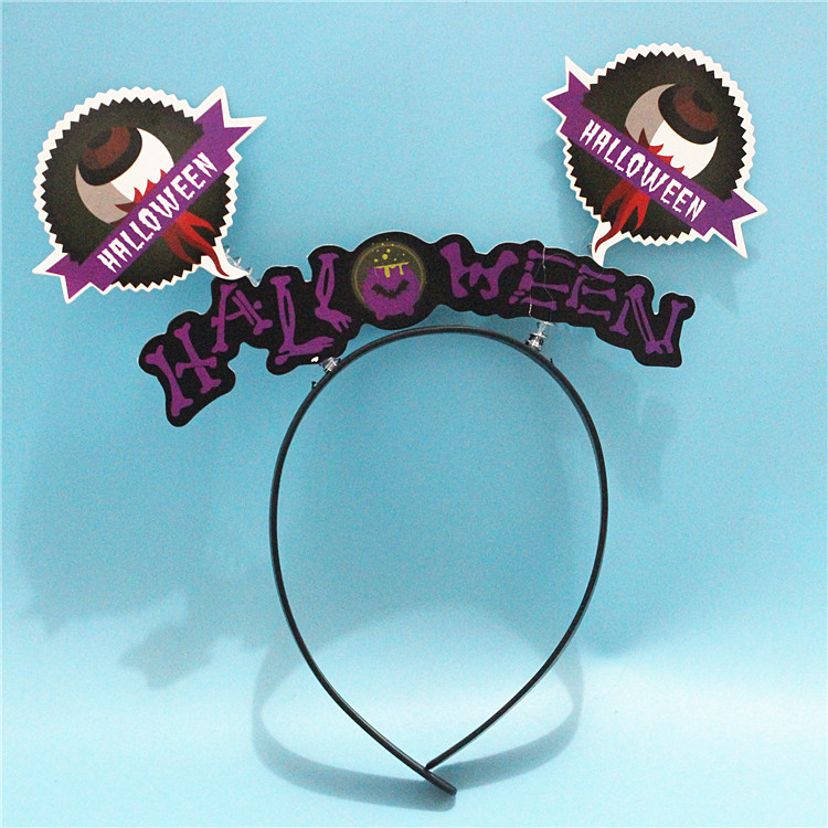 Fashion Pumpkin Bat Headband Cute Headbands Party Dress Up display picture 5