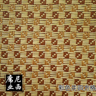 colour Square Rattan semi-finished products Double-sided sheet Wool wholesale Customized Folding seats Blanks Linen seats