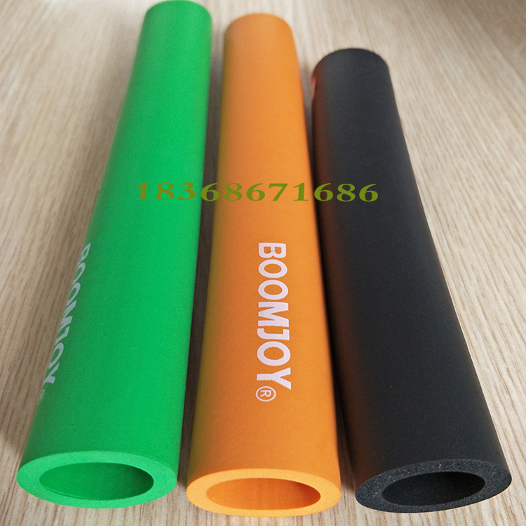 光面黑色nbr橡胶发泡管手把 泡棉手柄握把 防撞橡塑海绵手把套