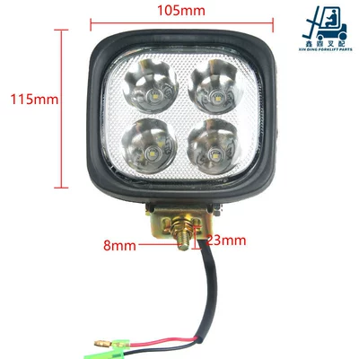 Forklift Led Headlight Heli Hangzhou Lonking High Power 12V24V48V Headlight Super Bright Headlight Assembly (Ön faralar)