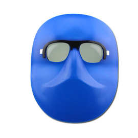 电焊面罩 厂家直销批发氩弧焊头戴式耳戴式电焊面罩塑料防护面具