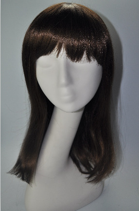 Peluca popular de estilo europeo y americano cos/fiesta fiesta fiesta de vacaciones casco fábrica cabello liso