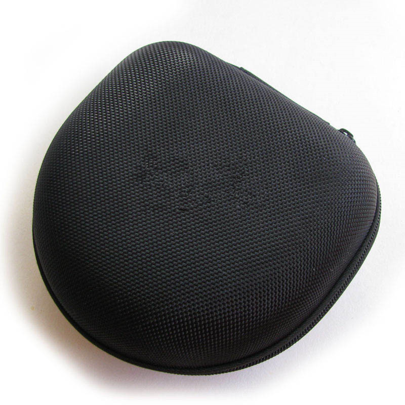 工厂定制头戴式折叠耳机收纳盒包EVA 防水抗压大耳机拉链保护盒