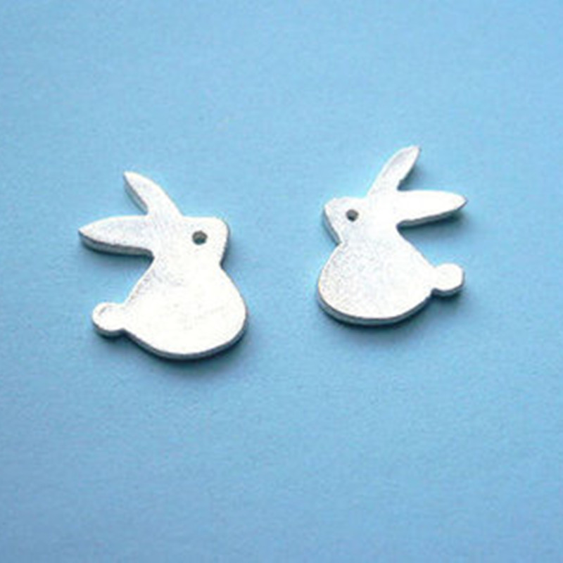 Alloy Plating Gold Silver Hooligan Rabbit Earrings Animal Earrings Wholesale display picture 6