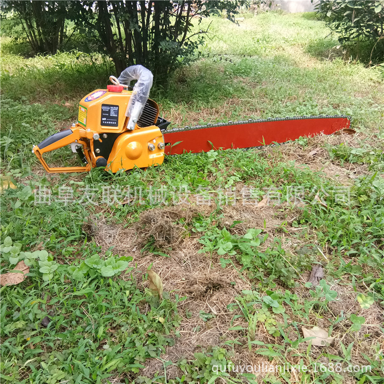 友联铲头式苗圃起树机 链条式断根挖树机 快速树木断根机