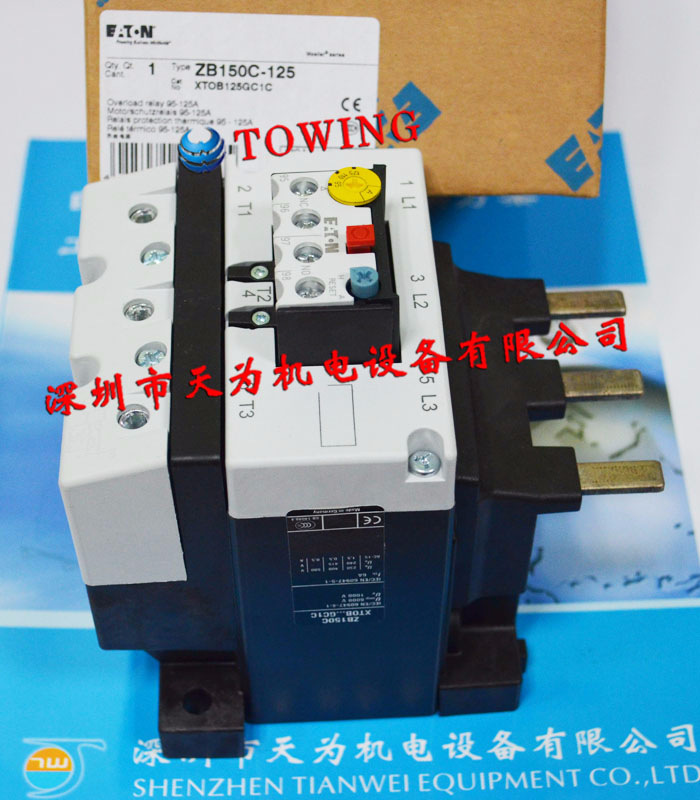 【伊顿代理】美国伊顿ETN热过载继电器ZB150C-50