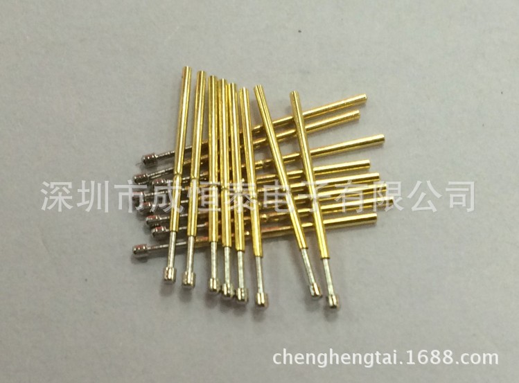 1.3弹簧测试针 PM75-D2 大圆头镀镍 PCB板探针