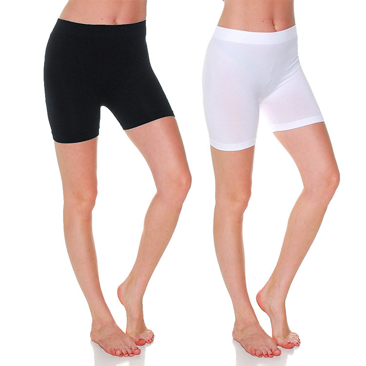 Factory direct foreign trade seamless bottoming safety pants sports yoga running fitness shorts can be customized