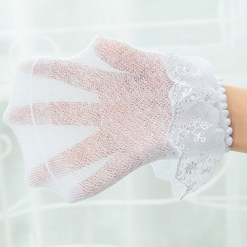 Calcetines para Niños independiente verano malla perla encaje calcetines algodón Niña arco bebé calcetines delgados