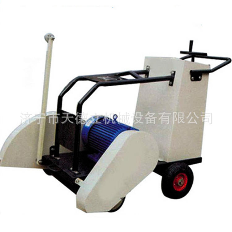 700型电动马路切割机 11KW纯铜电机27公分切深混凝土路面切割机