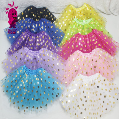 Spring and summer Foreign trade Children Skirt wholesale new pattern Europe and America Gilding Dot Jacobs children TUTU Princess Dress Selling Customizable