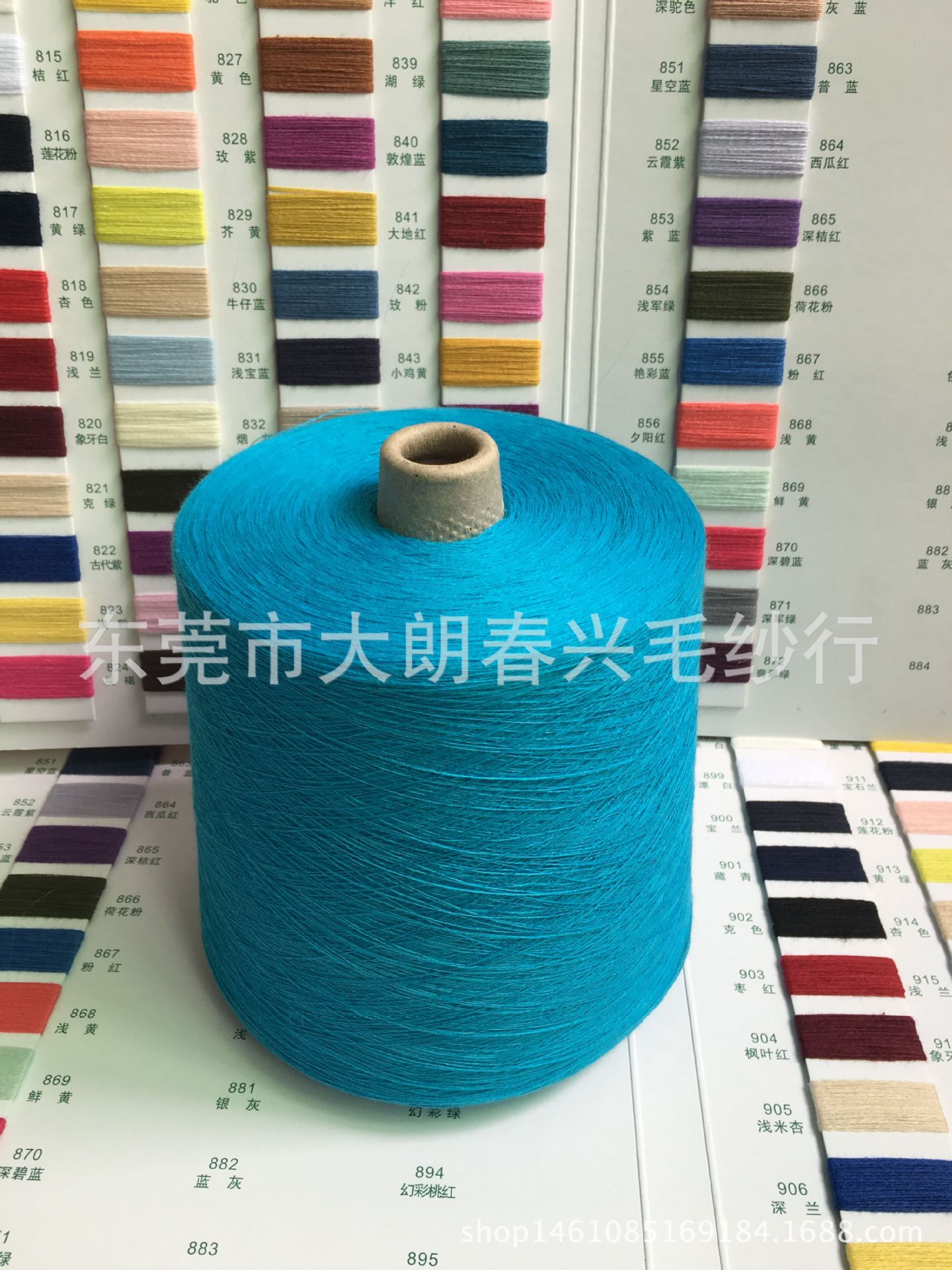 32S/2 竹节棉纱线风格大肚棉纱色纱新型时尚纯棉纱现货多色可选AA