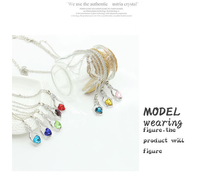 Crystal Bottle Necklace