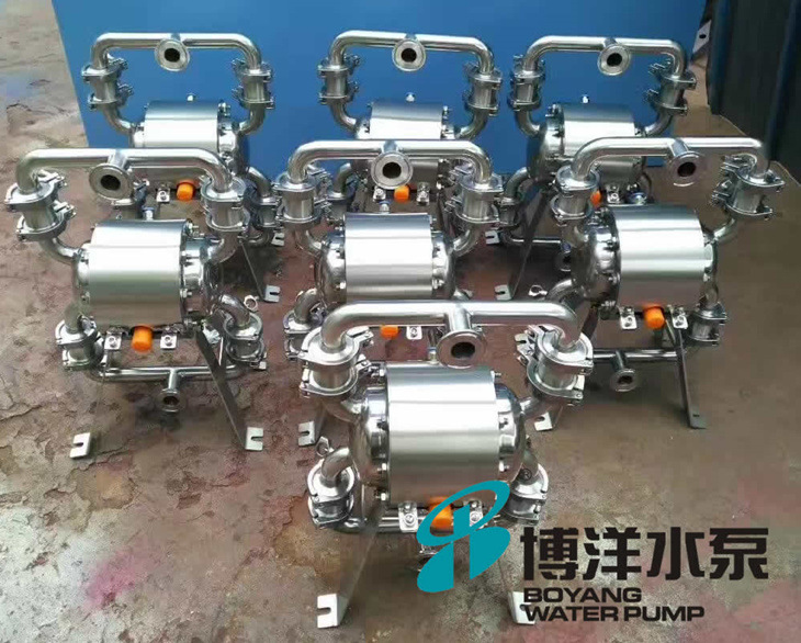 热销食品级泵QBW-50气动卫生级隔膜泵 啤酒厂 饮料气动隔膜泵