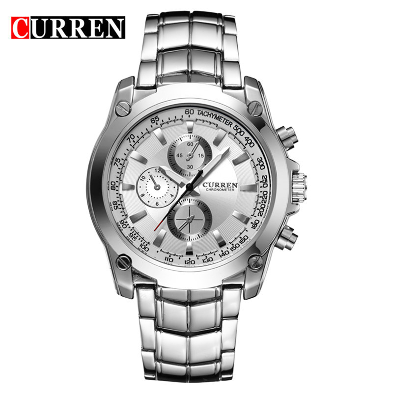 CURREN Karin 8025 Men's Watch Quartz Men's Watch Waterproof Business Casual Steel Band Watch