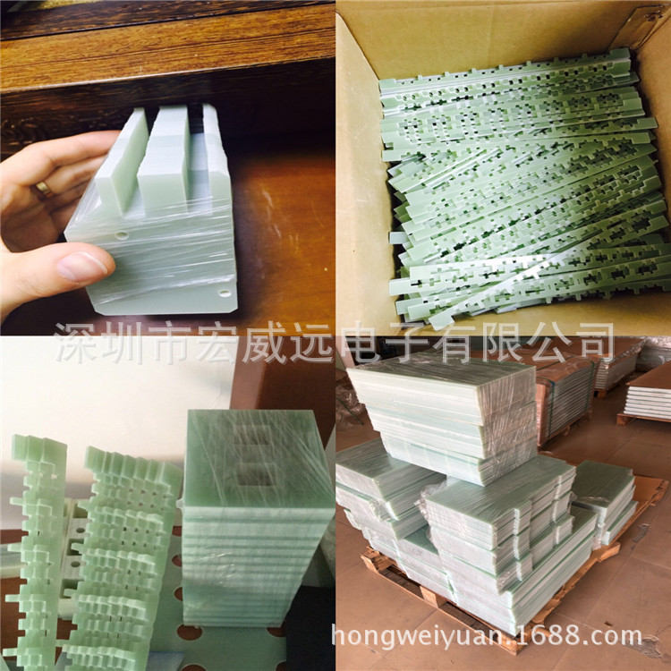 深圳工厂直销玻纤板黑色白色FR-4加工环氧玻纤板3240精雕机数控