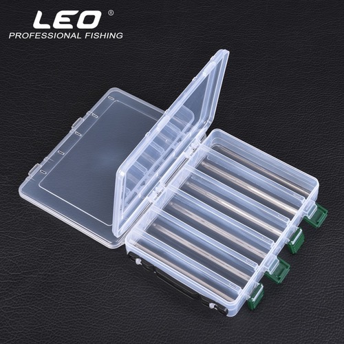 27945 LEO/LEO [Double-sided in-line lure box 10/14 grids] Lure bait hard bait fishing gear box