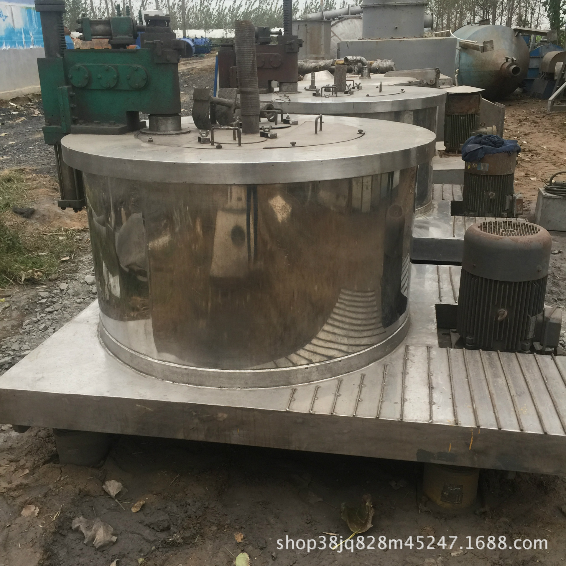 二手三足离心机 二手平板吊袋离心机 二手刮刀下卸料离心机