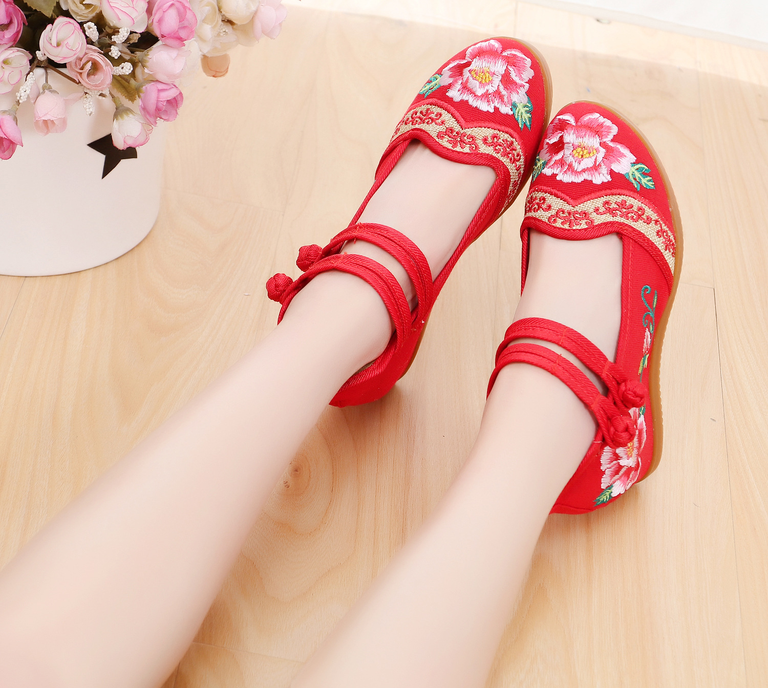 Mocassins femme en Toile - Ref 3440354 Image 29