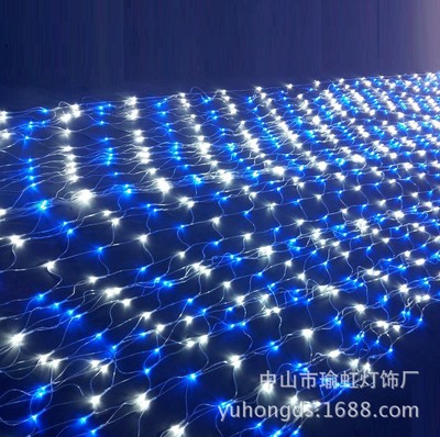 厂家低价直销 LED圆形网灯 LED孔雀网灯 半圆形网灯灯串 热销批发