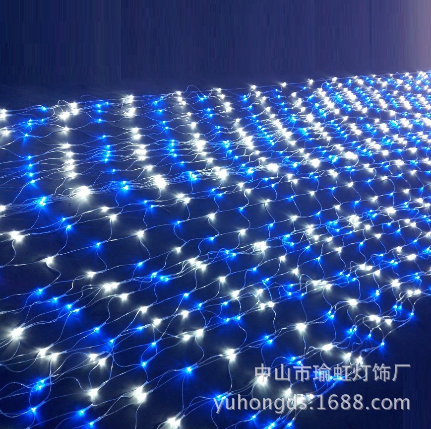 厂家低价直销 LED圆形网灯 LED孔雀网灯 半圆形网灯灯串 热销批发