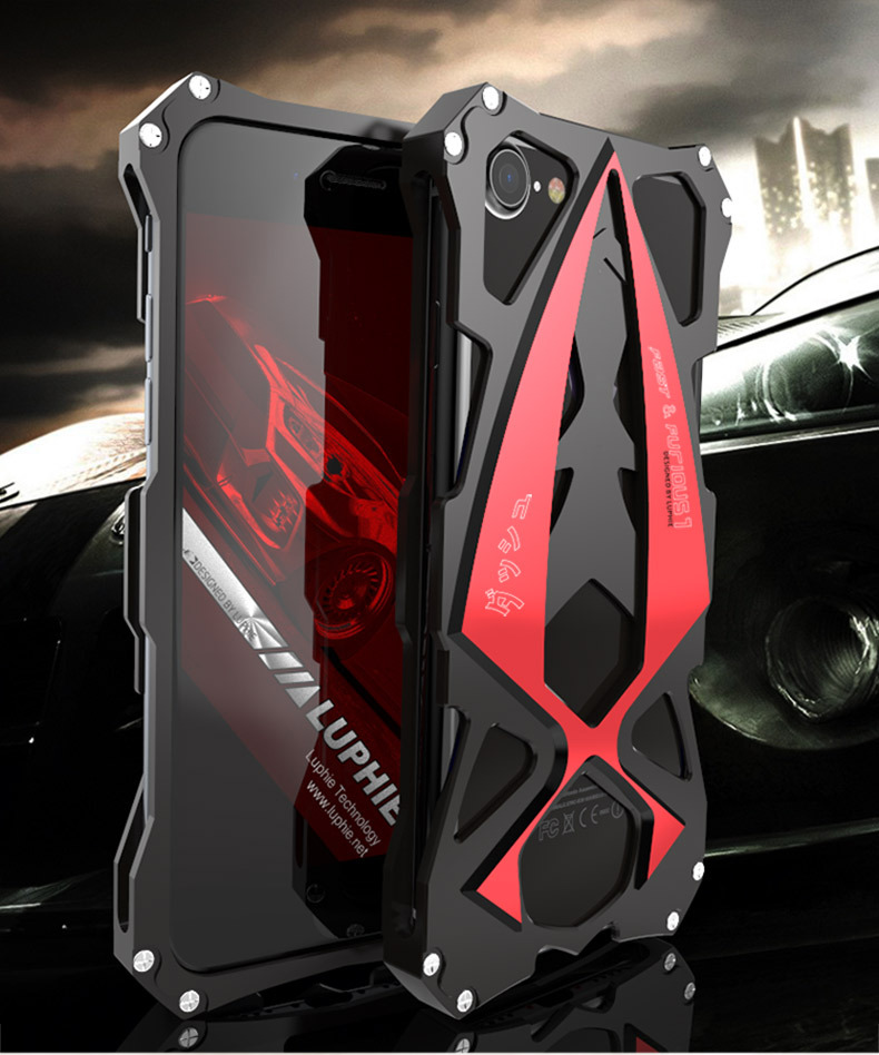 Luphie Roadster Sports Car Luxury Aluminum Metal Case Cover for Apple iPhone 8 Plus & iPhone 8