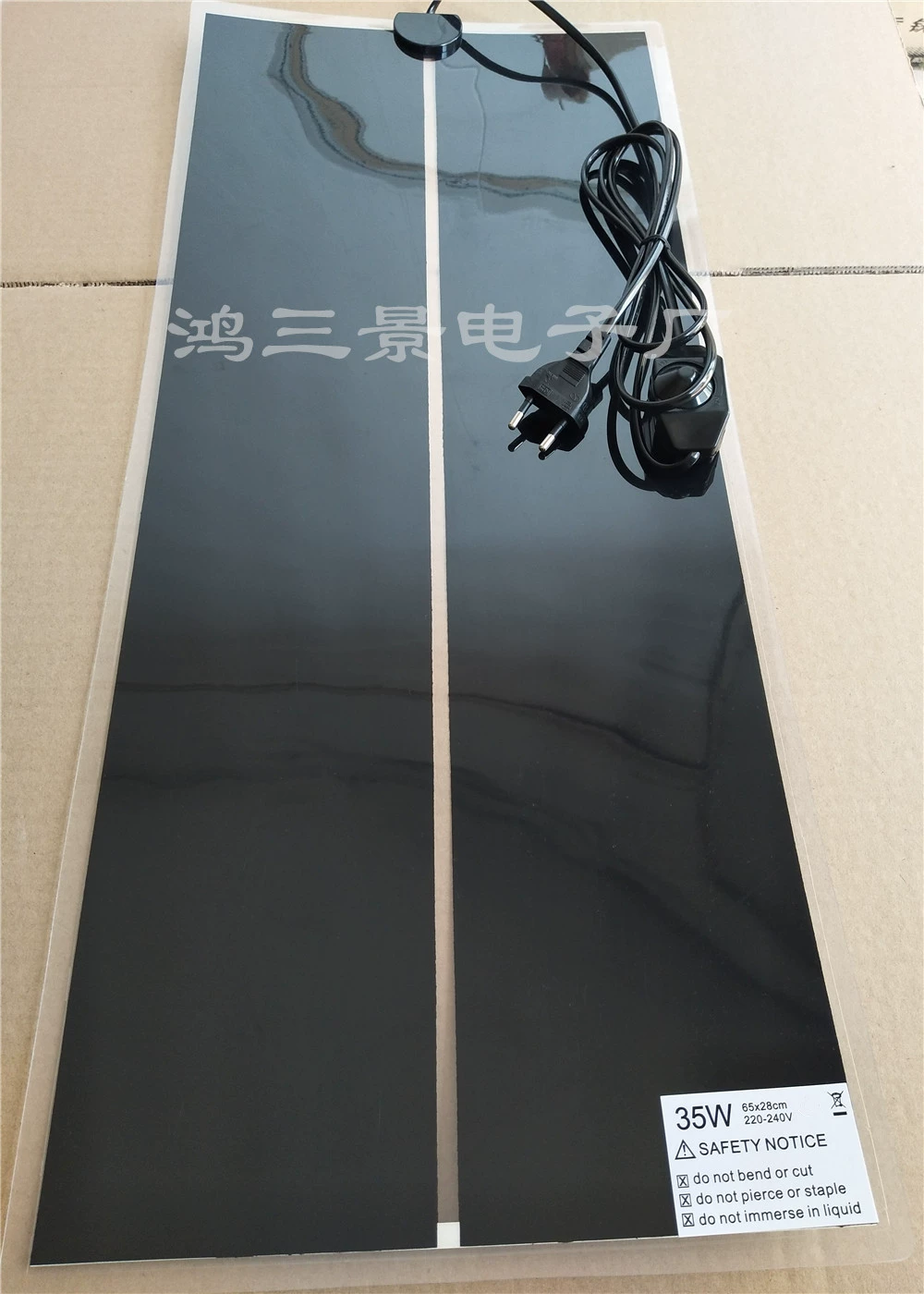 Производители устанавливают прямую грелку для рептилий для прямых продаж, национальные и европейские правила, правила США, углеродный кристалл 65*28 см 35 Вт