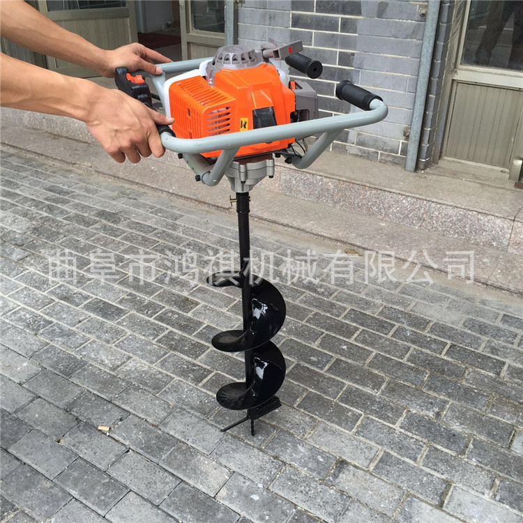 贵港汽油地钻挖坑机 汽油挖坑机 D挖坑机手提式挖坑机