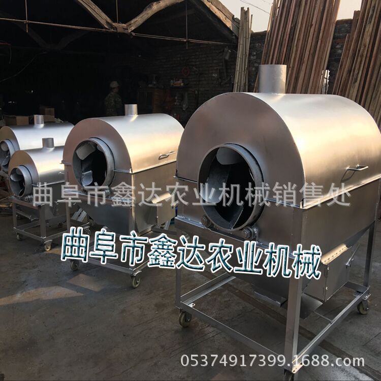 多功能滚筒食品炒货机 花生瓜子电加热炒货机 休闲食品翻炒机