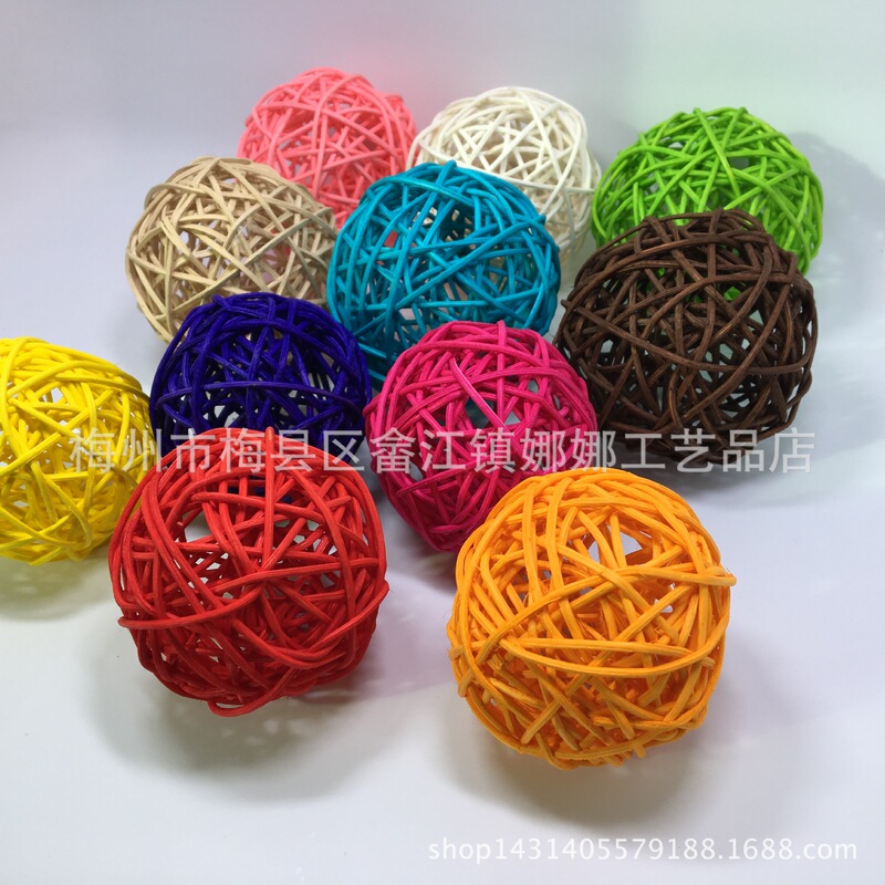 8 cm/cm Rattan Ball for Dry Branches Rattan Ball Color Rattan Ball Decorative Ball Kindergarten Environment Layout 8 cm/cm Rattan Ball for Dry Branches Rattan Ball Color Rattan Ball Decorative Ball Kindergarten Environment Layout