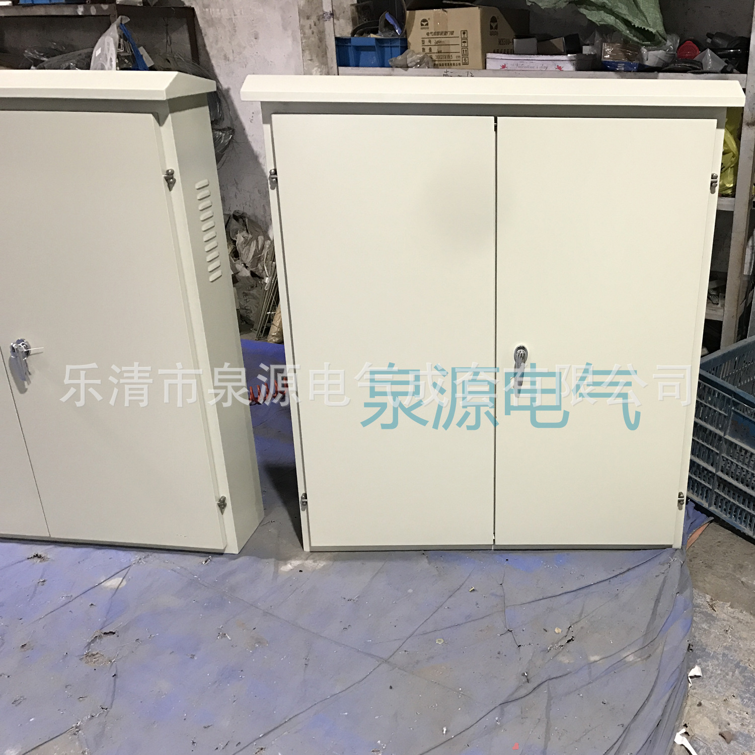 户外对开门配电柜壳体 户外落地柜2门电箱 冷轧钢板配电箱-阿里巴巴